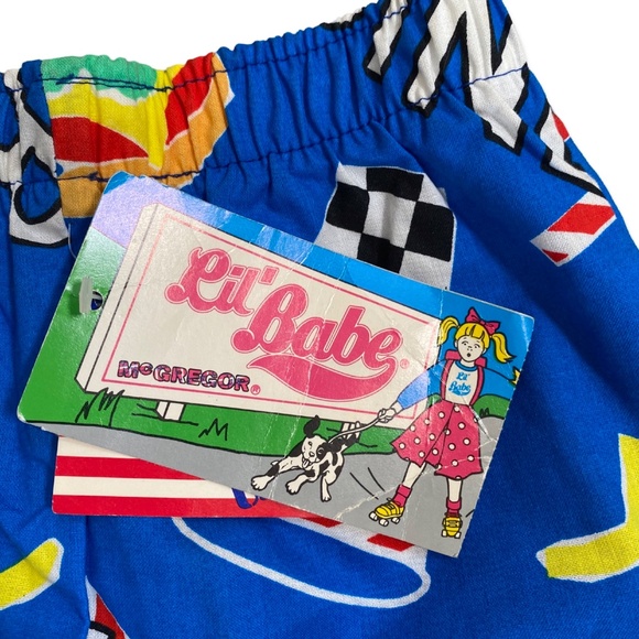 Vintage Diner print easy shorts (kids) - Picture 7 of 7